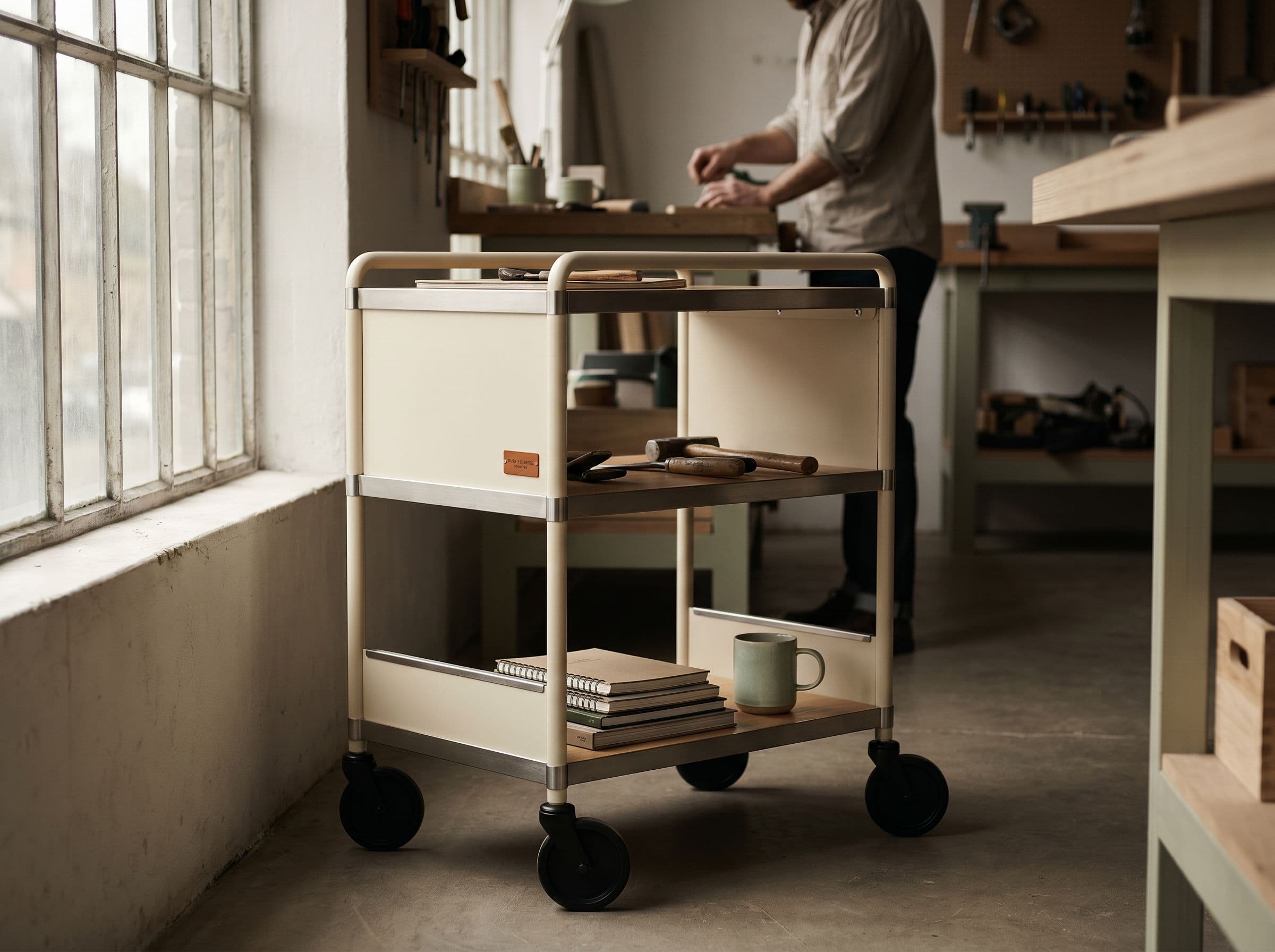 Desserte atelier et servante : ranger son outillage efficacement